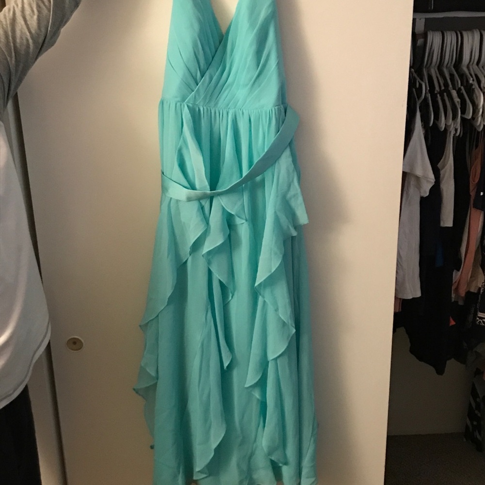 Vera wang bridesmaids dress spa color